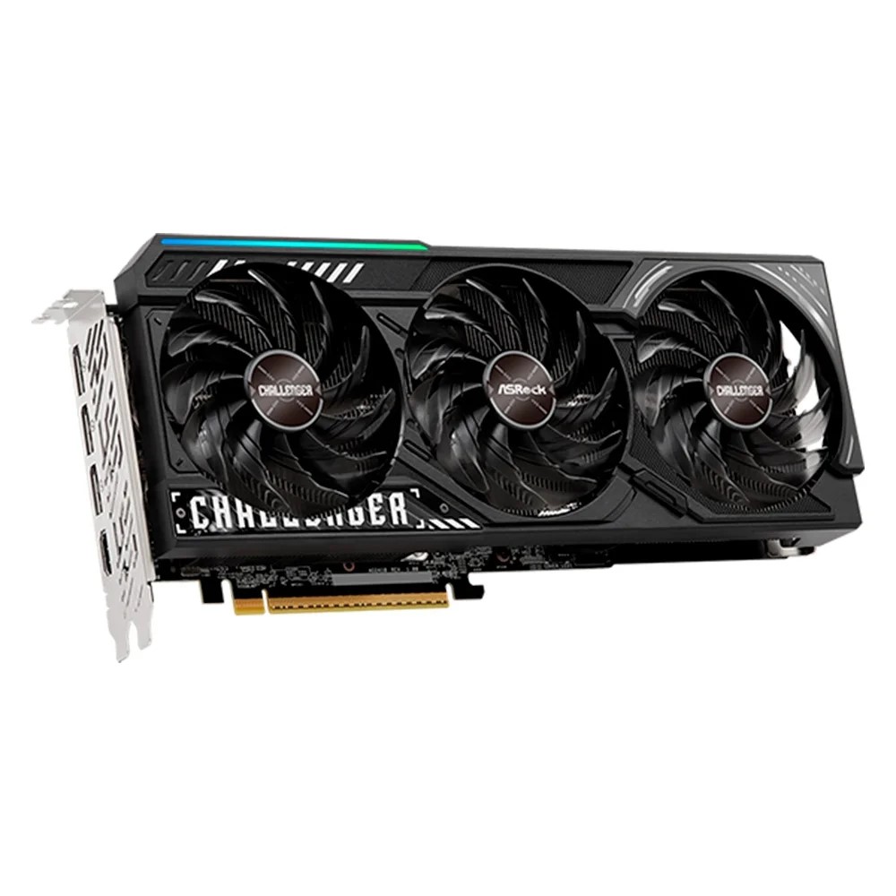 Placa de Vídeo ASRock Radeon RX 9070 XT Challenger, AMD, 16GB - 90-GA61ZZ-00UANF - Imagem 3