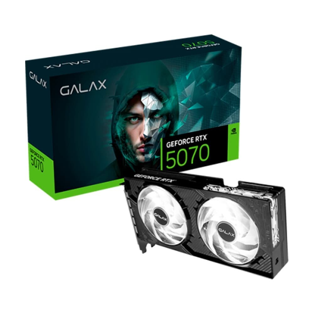 Placa de Video Galax RTX 5070 1-CLICK OC, 12GB, GDDR7 - 57NON7MDBROC
