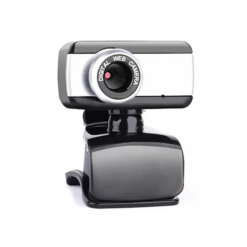 WebCam BrazilPC V4 1.5MP 640x483 C/Microfone USB Preto/Prata