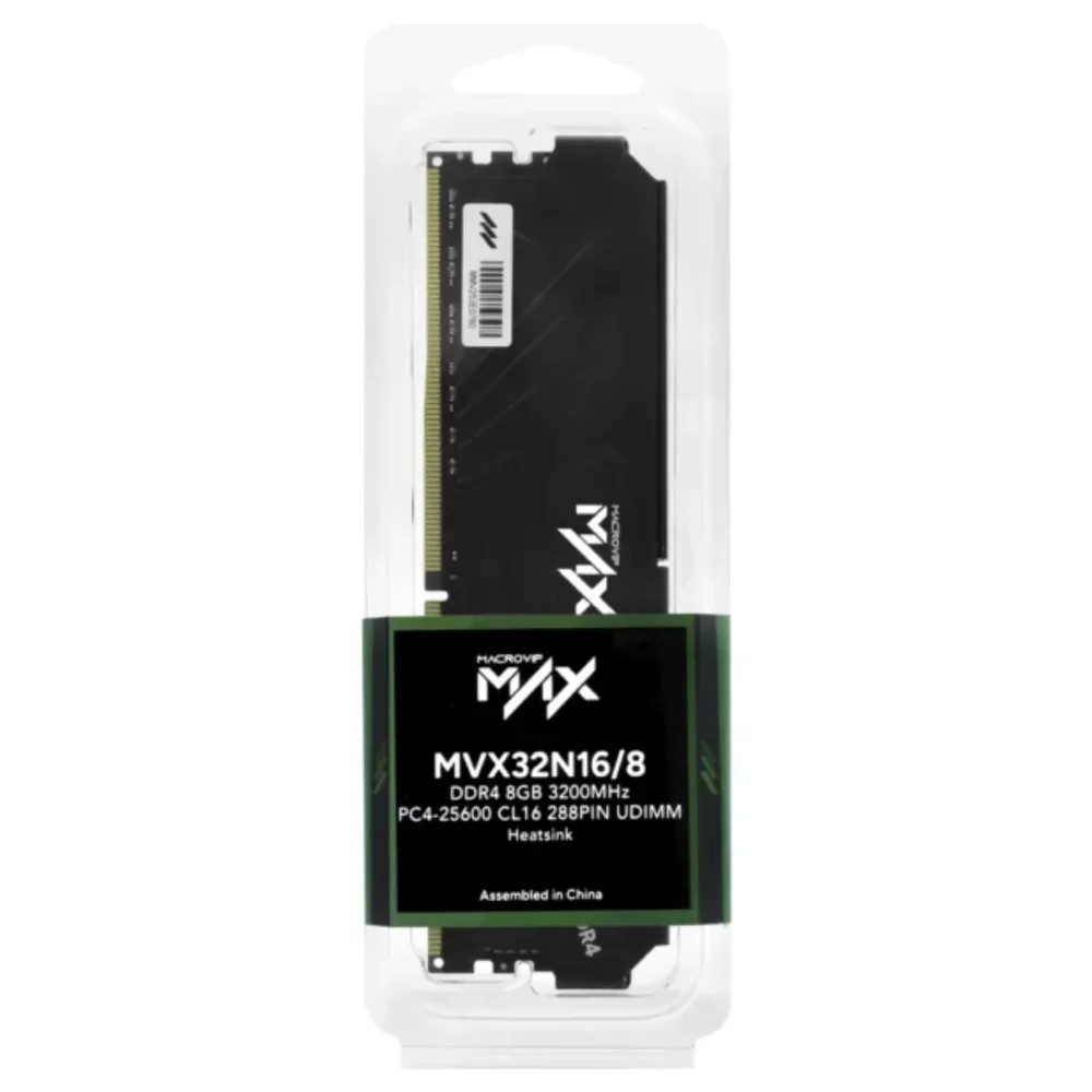 Memória RAM Macrovip Max DDR4 8GB 3200MHz – MVX32N16/8 - Imagem 3