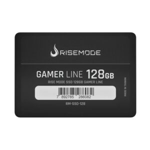 SSD Rise Mode Gamer Line, 128GB, Leitura: 530MB/s, Gravação: 520MB/s, SATA III, Preto - RM-SSD-128
