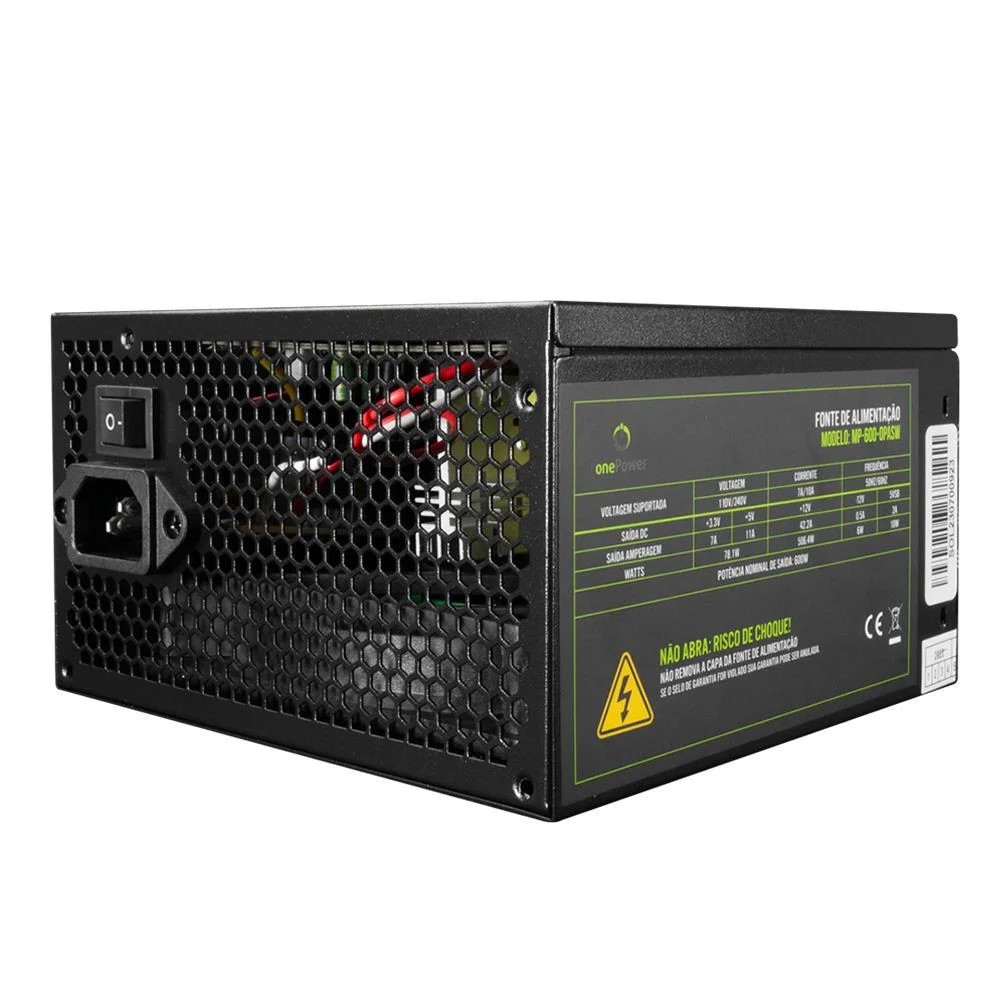 Fonte de Alimentacao One Power 600W Autoswitch MP-600-OPASW , S/Cabo - Imagem 4