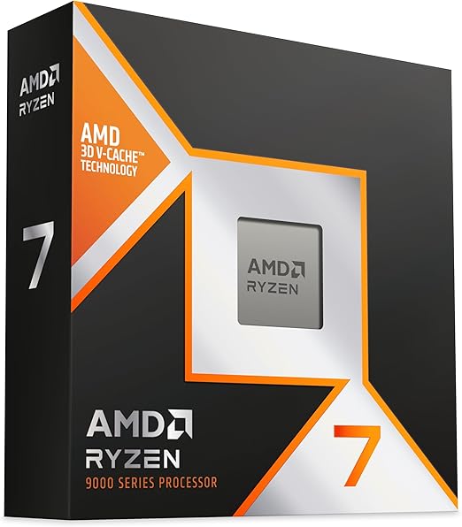 MB, 8 NúcleProcessador AMD Ryzen 7 9800X3D, Cache 8os, 16 Threads, AM5 - 100-100001084WOF
