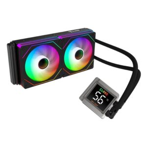 Water Cooler Ice Wind Light Pro - 240mm Preto - C/ Display - ARGB - Clanm