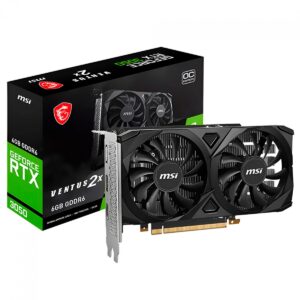 Placa de Video MSI RTX 3050 Ventus 2X OC, 6GB, GDDR6 - 912-V812-060