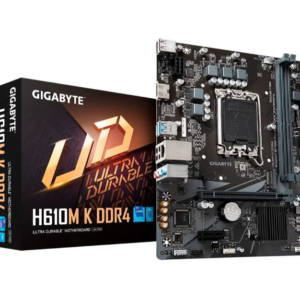 Placa Mãe Gigabyte H610M K DDR4 (LGA 1700/2xDDR4/HDMI/M.2/USB 3.2)