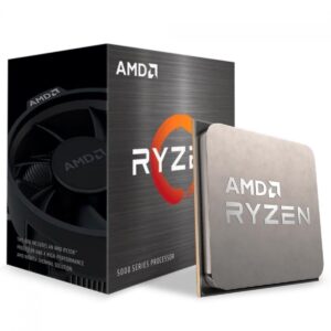 PROCESSADOR AMD Ryzen 7 5700 8 núcleos/16 Thread 65W TDP soquete AM4 L2+L3 Cache 20MB até 4,6GHz