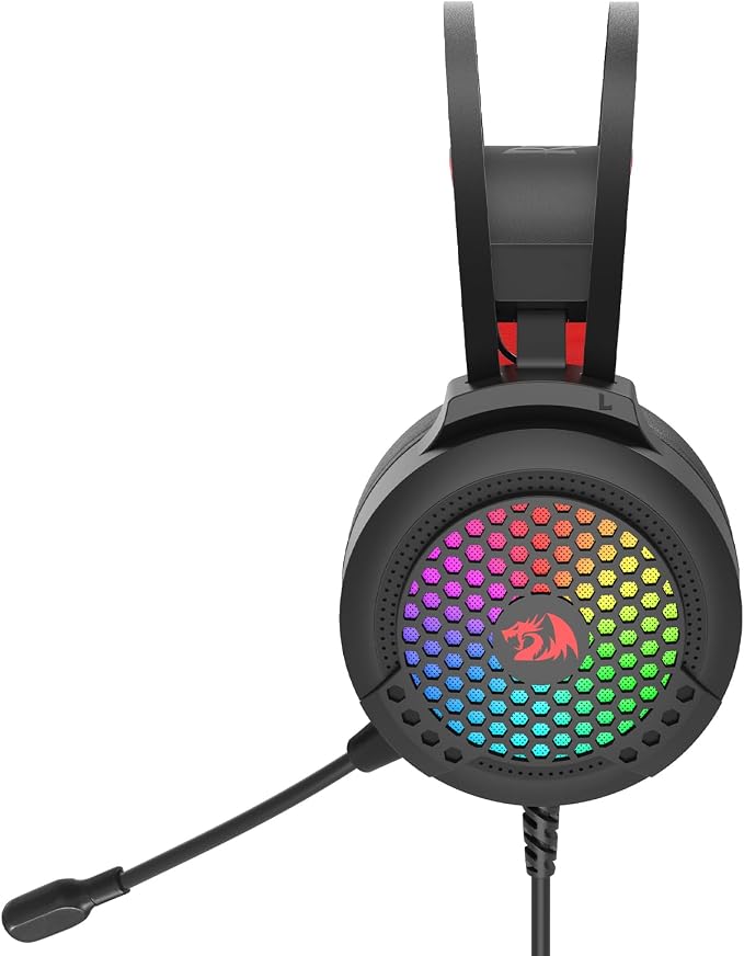 HEADSET GAMER REDRAGON CARMEN PRETO - Imagem 2