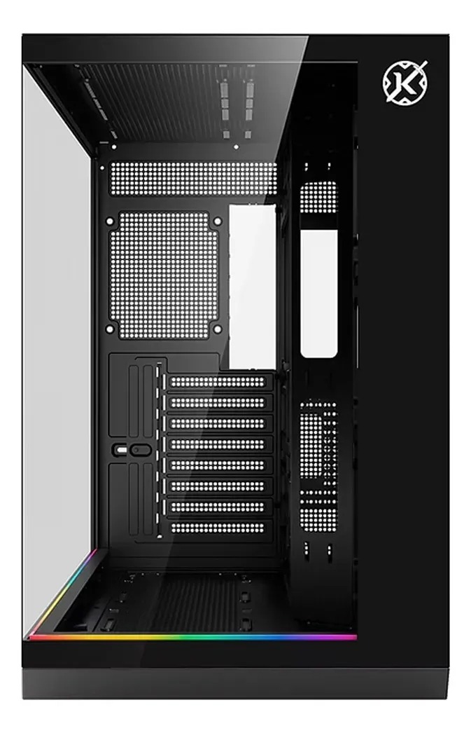 GABINETE KALKAN SKYE RGB PRETO SEM FAN KLK00042 - Imagem 3