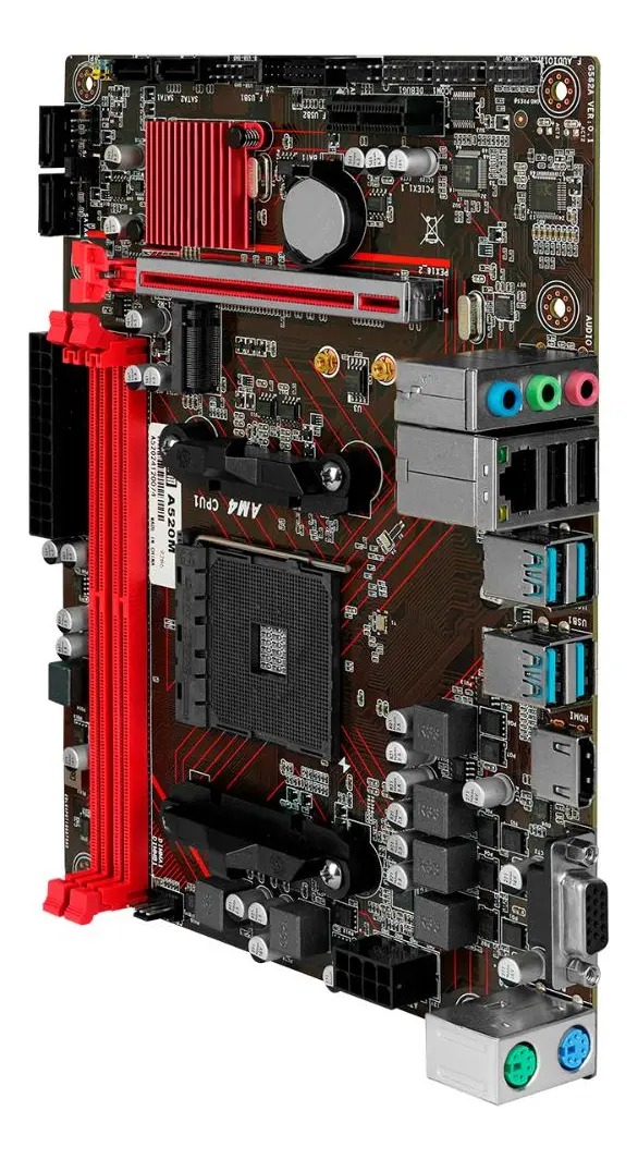Placa Mae A520M Titanium DDR4 M.2 NVMe Socket AM4