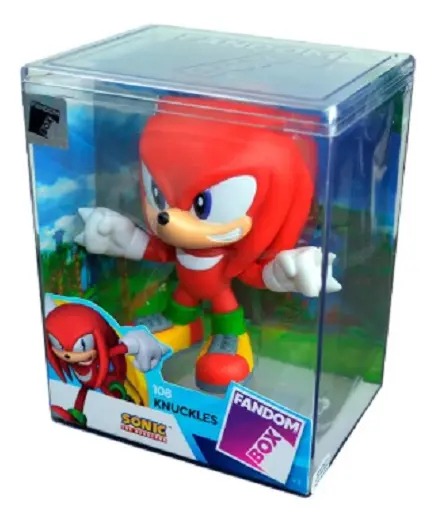 Fandom Box Knuckles 10cm Turma Do Sonic Líder Brinquedos