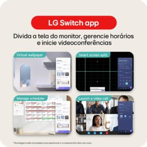 MONITOR LG 22 C/ TELA DE CRISTAL LIQUIDO 22U403A-B AWZM