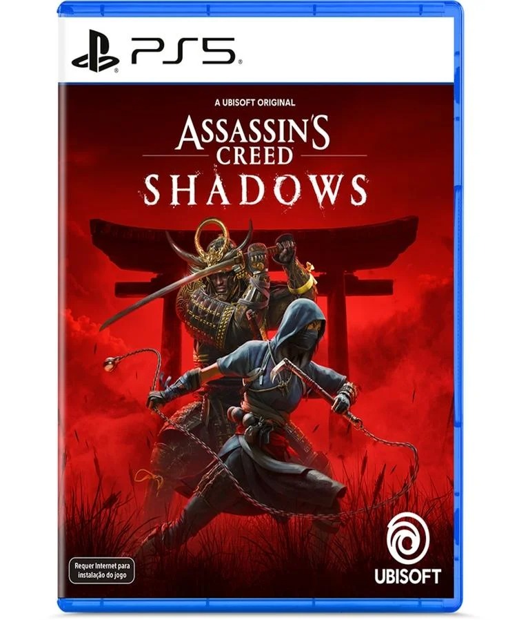 Jogo Ps5 Assassin's Creed Shadows Mídia Física