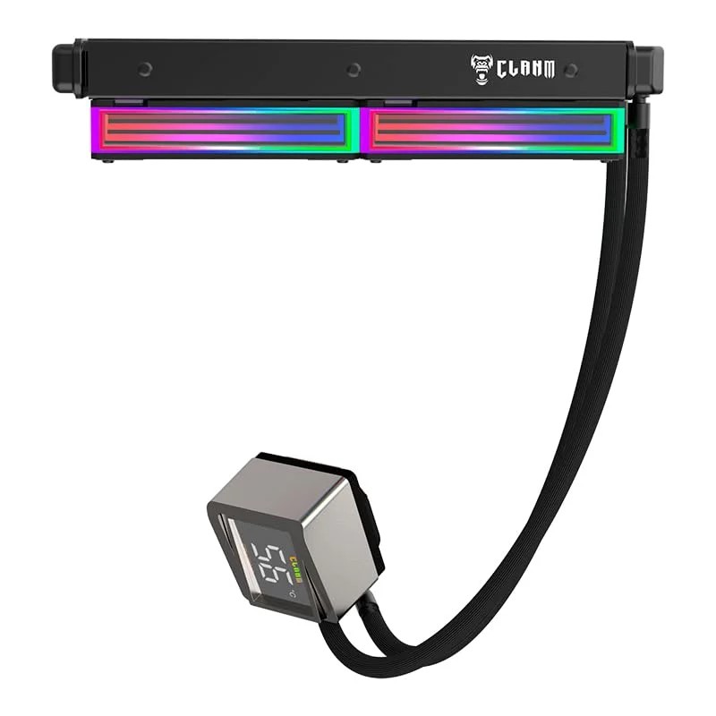 Water Cooler Ice Wind Light Pro - 240mm Preto - C/ Display - ARGB - Clanm - Imagem 5