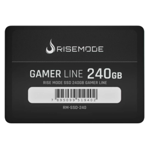 SSD Rise Mode Gamer Line, 240GB, SATA III, Leitura: 530MB/s, Gravacao: 520MB/s, Preto - RMSSD-240
