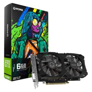 Placa de vídeo GPU PCYES GTX 1660 SUPER GDDR6 6GB 192 BITS FULL SIZE DUAL FAN PVX
