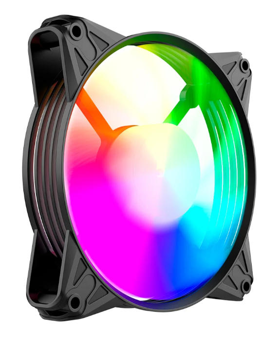 KIT FAN EURUS C/ MINI HUB ARGB CLANM C/ CONTROLE - Imagem 3