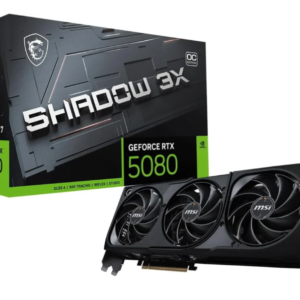 Placa de Video msi VGA GEFORCE RTX 5080 16G Shadow 3X OC RTX5080 16GB GDRR7 256