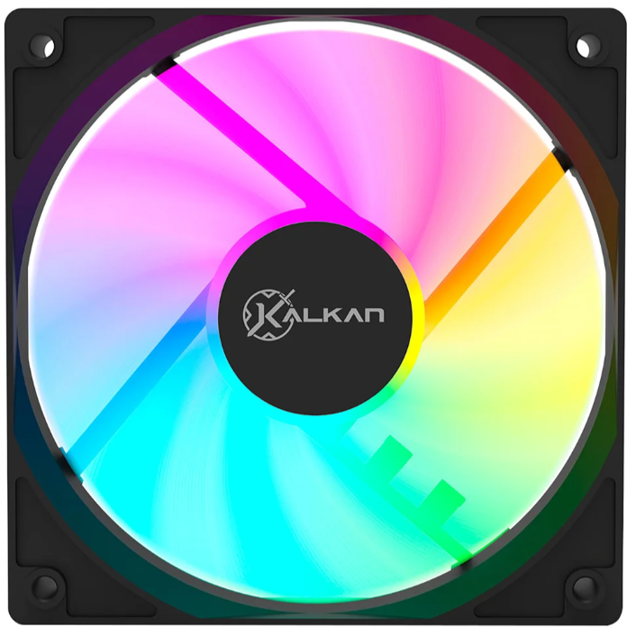 FAN 120MM KALKAN LUMEN RGB 10 LEDS 1500 RPM C/ CONTROLE PWM - Imagem 4