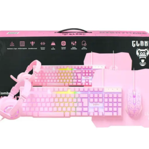 COMBO GAMER NIGHTMARE CANDY - TECLADO+MOUSE+HEADSET+MOUSEPAD - CLANM