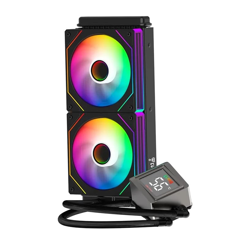Water Cooler Ice Wind Light Pro - 240mm Preto - C/ Display - ARGB - Clanm - Imagem 3