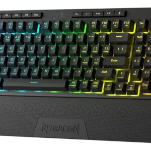 TECLADO MEMBRANA GAMER SHIVA 98 RGB PRETO K515-RGB PT