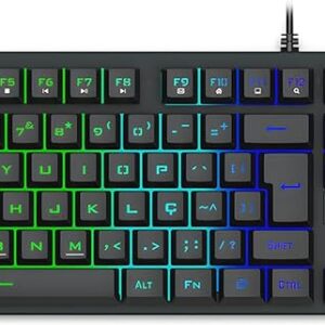 TECLADO MEMBRANA GAMER REDRAGON NETHERBANE RGB PRETO