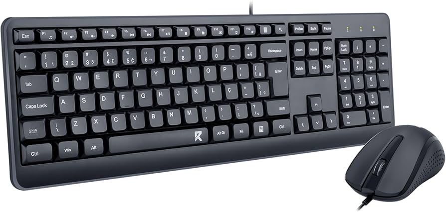 COMBO TECLADO + MOUSE REDRAGON PRETO BS-7092