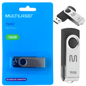 Pen drive multilaser twist 16gb