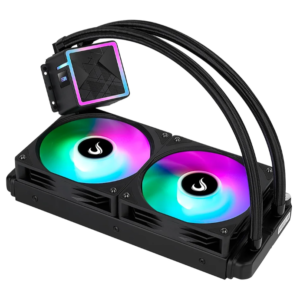 WATER COOLER BLACK 240MM RAINBOW RISEMODE