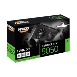 Placa de Video Inno3D NVIDIA GeForce RTX 5050 Twin X2, 8GB, GDDR6, DLSS, Ray Tracing