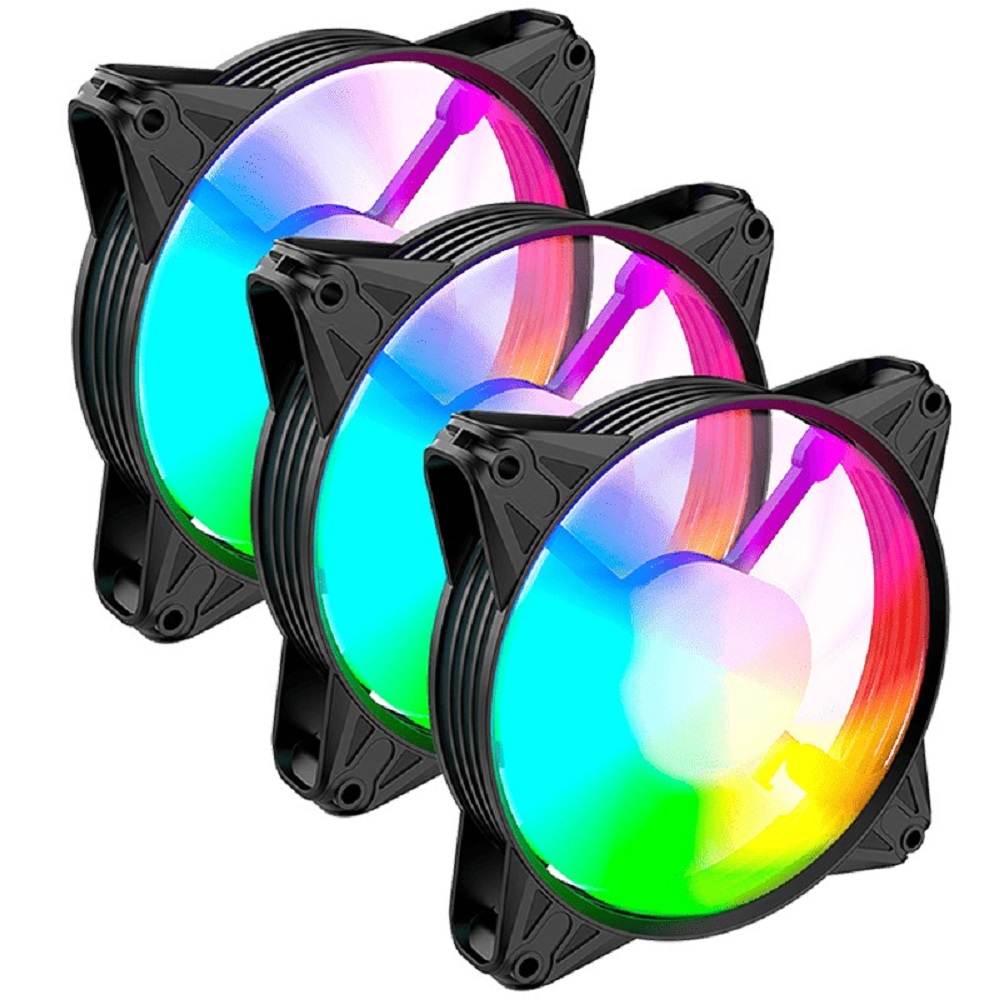 KIT COOLER FAN EURUS MASTER/SLAVE | ARGB AUTO - Imagem 4