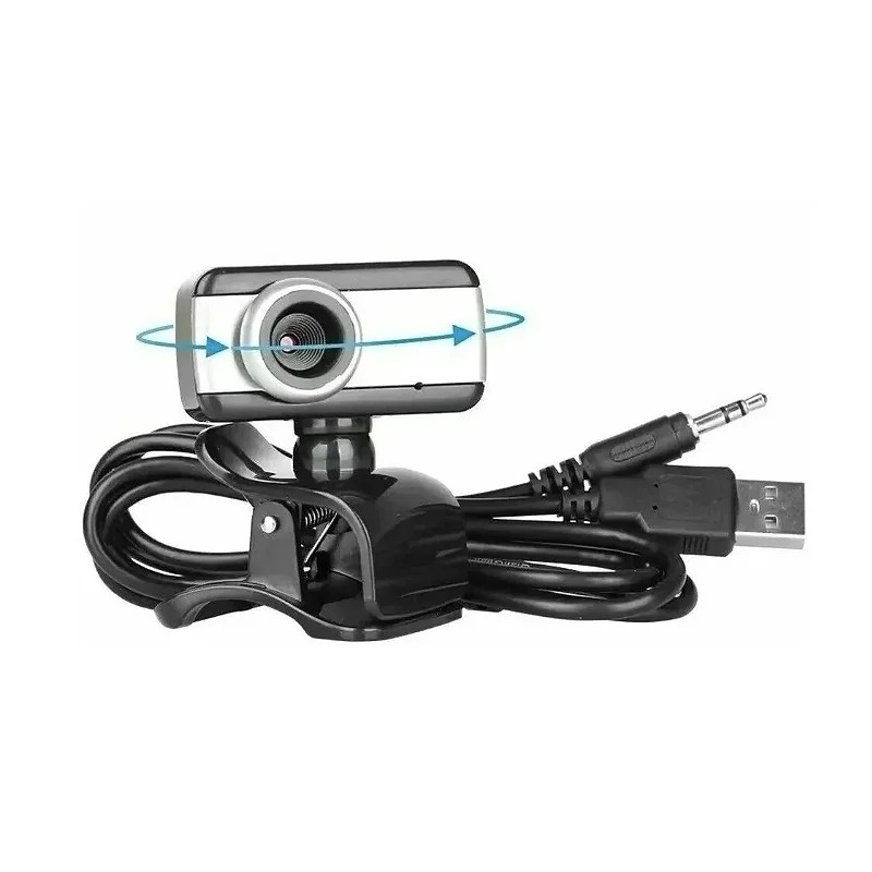 WebCam BrazilPC V4 1.5MP 640x483 C/Microfone USB Preto/Prata - Imagem 2