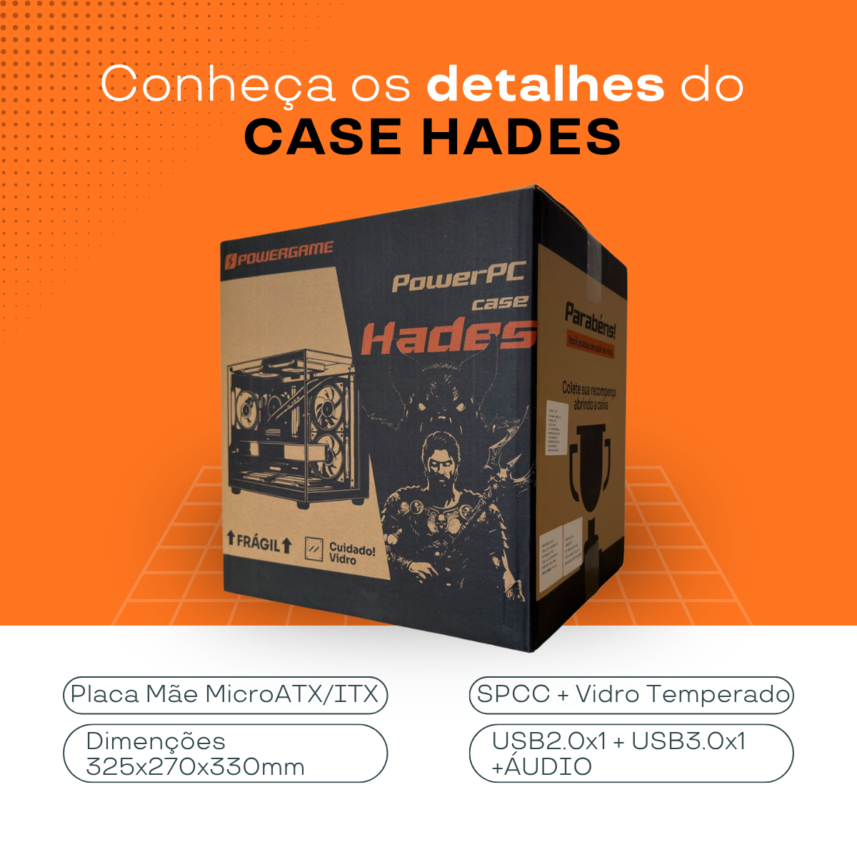 Gabinete Gamer Power Game HADES - Imagem 5