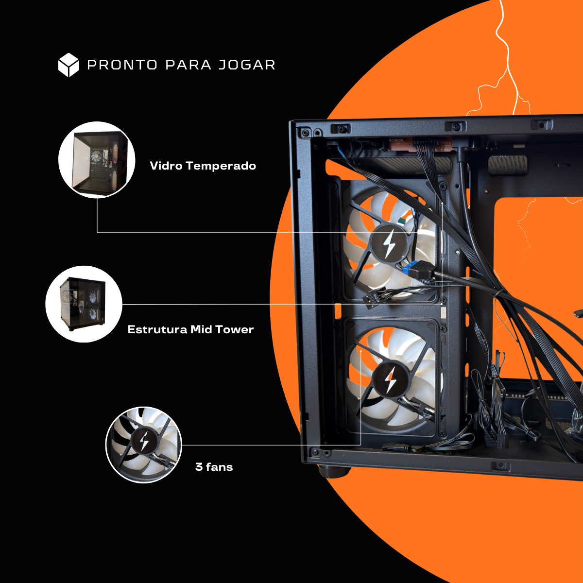 Gabinete Gamer Power Game HADES - Imagem 6