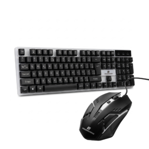 Kit Teclado e Mouse Gamer Power Game Ares ABNT2 Rainbow