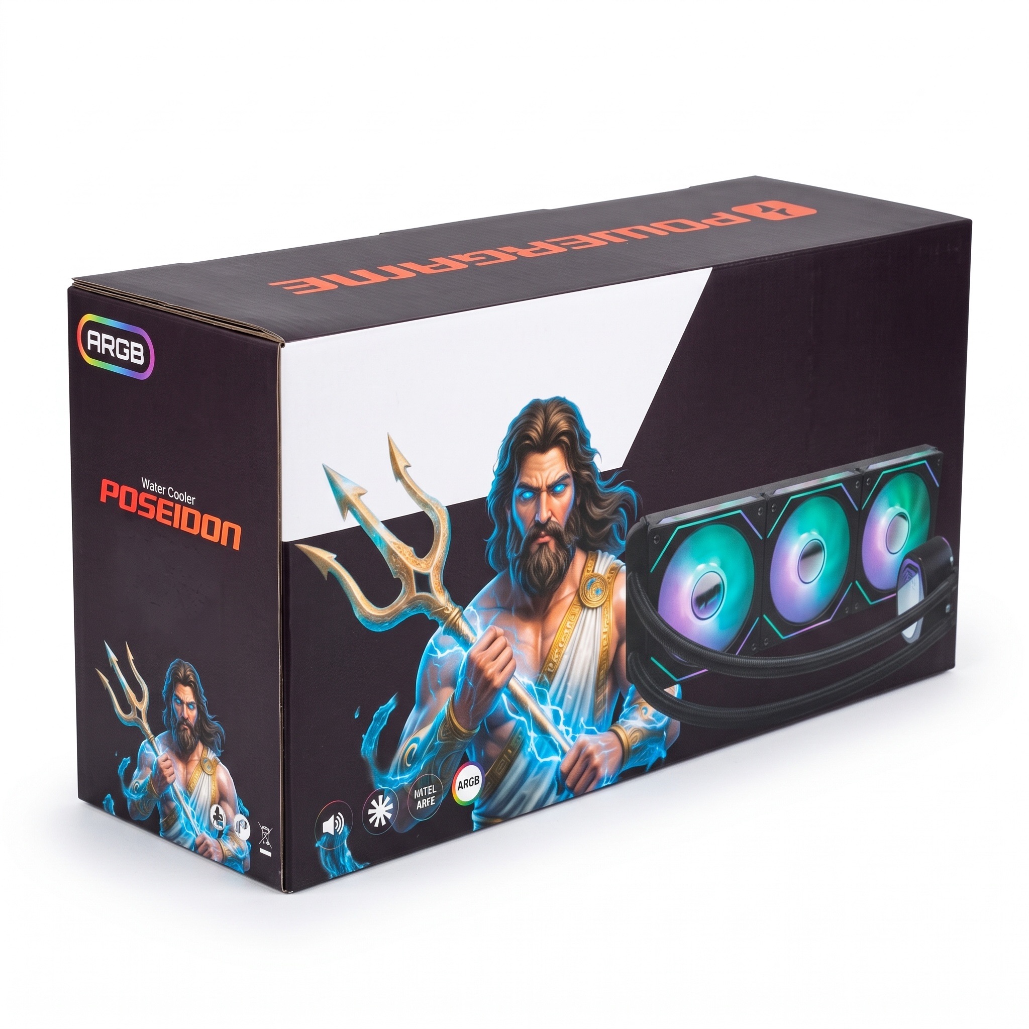 Water Cooler Power Game 360mm com 3 Fans 120mm - Imagem 5